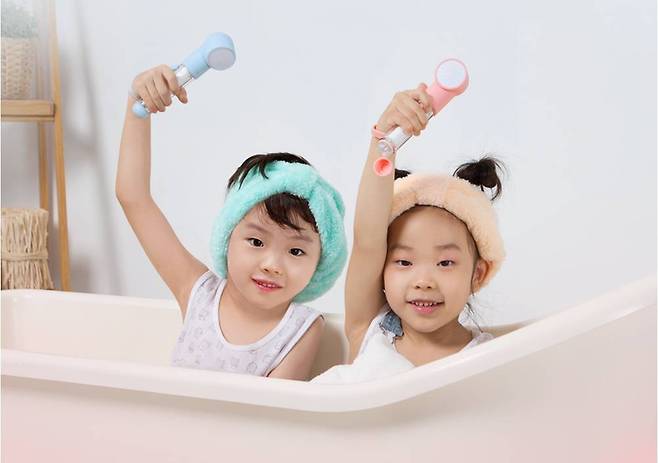 세비앙이 새롭게 출시한 어린이용 샤워기 '키즈앙', 출처: 세비앙 홈페이지