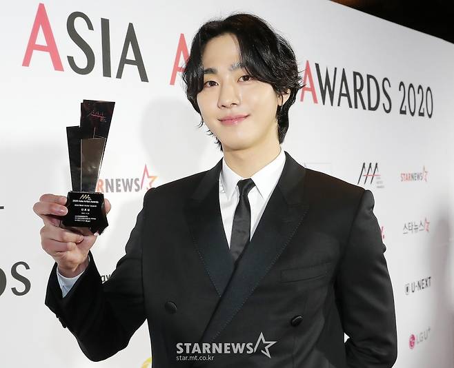 안효섭 'AAA 베스트 액터' 받았어요[★포토]