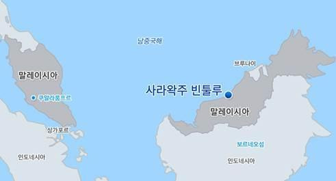 삼성엔지니어링 사라왁 메탄올 프로젝트 현장 위치도 / 사진=삼성엔지니어링