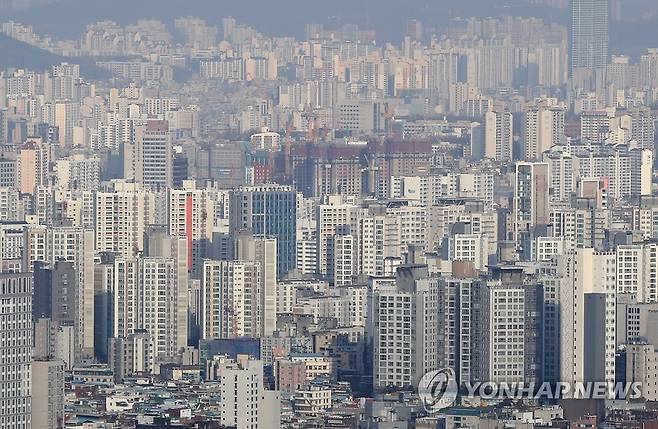 서울 시내 아파트 단지 모습 [연합뉴스 자료사진]