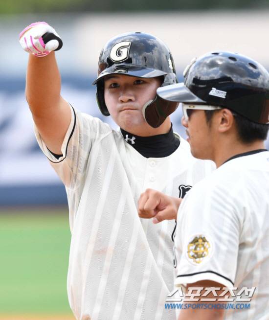 지난 2019년 개성고 시절 신동수. 최문영 기자 deer@sportschosun.com