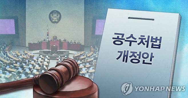 국회 공수처법 개정안 처리 (PG) [장현경 제작] 사진합성·일러스트