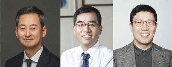 최은석, 강신호, 강호성(왼쪽부터)