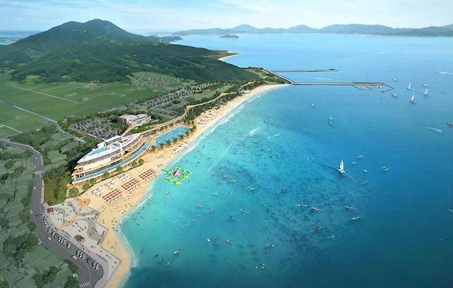 보성 해양레저 관광거점 사업 조감도 [보성군 제공·재판매 및 DB 금지]