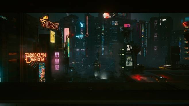 '나이트 시티' 마천루의 모습.