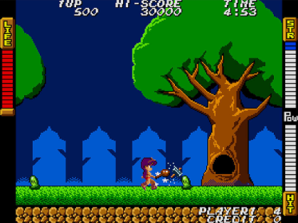 (원조 오락실 용 아테나. 기억하시는 분들이 계실듯)