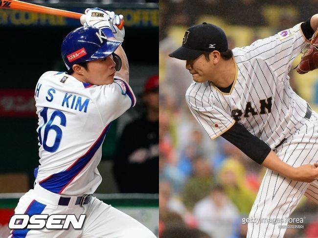 [사진] 김하성(왼쪽), 스가노 토모유키. ⓒGettyimages(무단전재 및 재배포 금지)