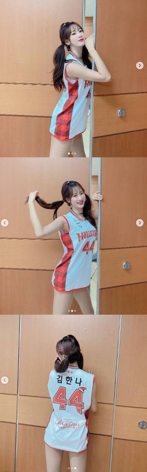 김한나 하의 실종 사진=치어리더 김한나 인스타그램