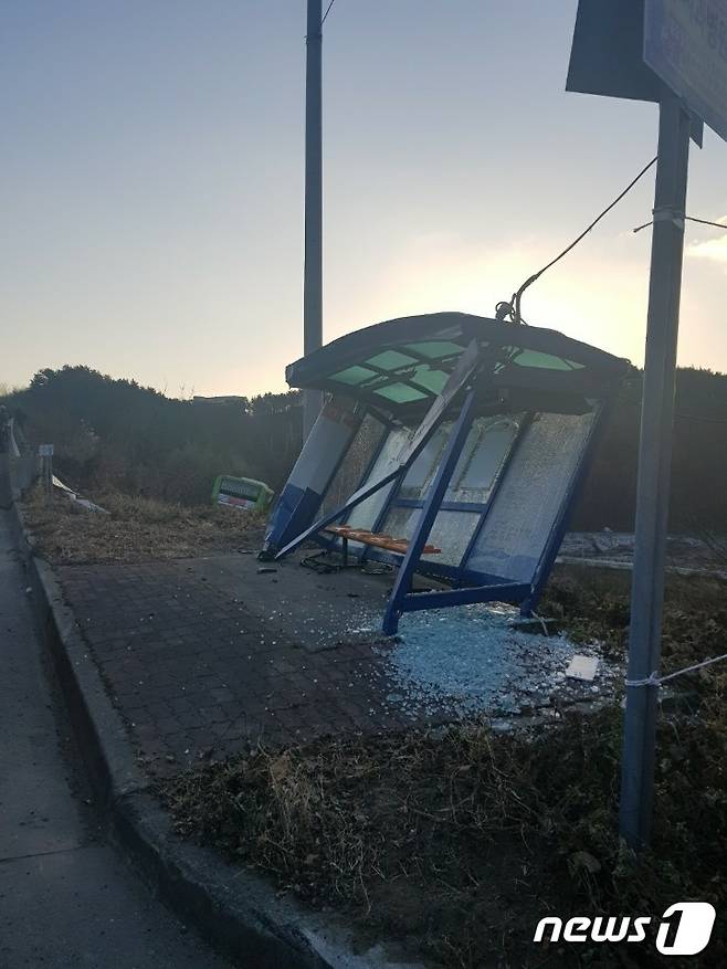 사고현장.(부산경찰청 제공) © 뉴스1