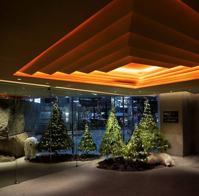 파크하얏트 서울이 연말을 맞아 꾸민 크리스마스 마켓. /사진=파크하얏트