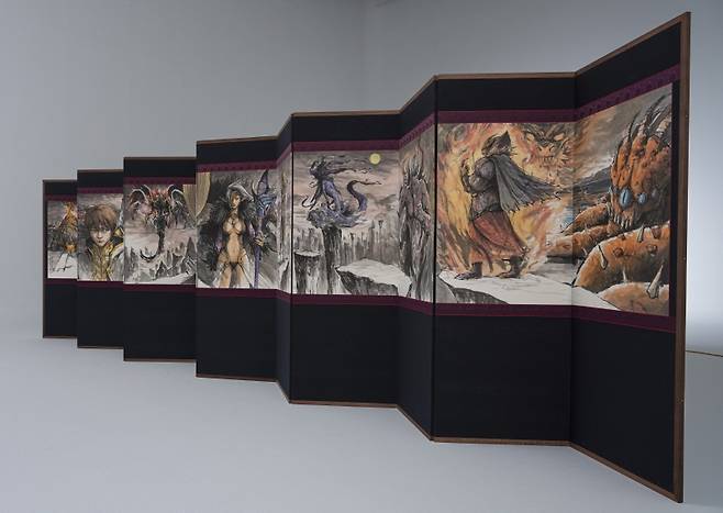 신영훈 작가의 '사도 집결도'.