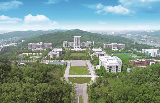 선문대학교 전경.