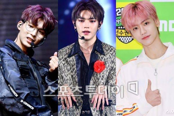 디크런치 현우, NCT 태용 재민 / 사진=DB