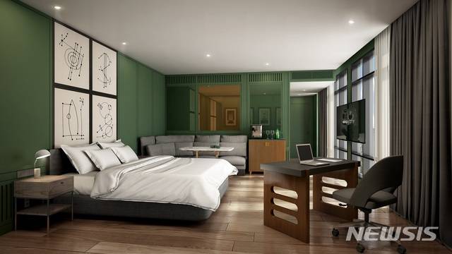 [서울=뉴시스]그래비티 서울 판교 오토그래프 컬렉션 프리미어 디럭스 룸