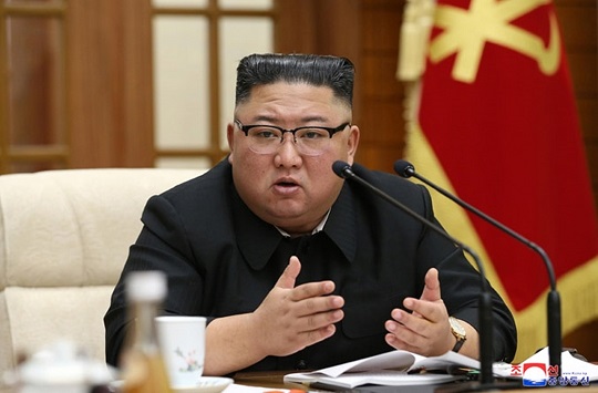 북한 김정은 국무위원장. 조선중앙통신 홈페이지 캡처