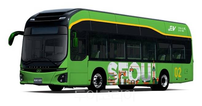 친환경 녹색순환 전기버스 디자인.사진제공=서울시
