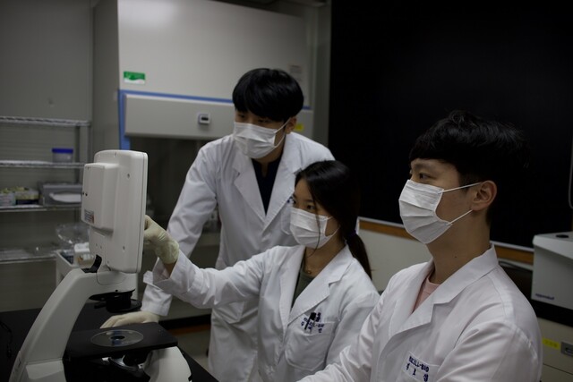 전남 화순의 백신산업 특구인 ‘생물의약산업단지’에 입주해 있는 박셀바이오의 연구진이 연구·실험을 진행하고 있다. 박셀바이오 제공
