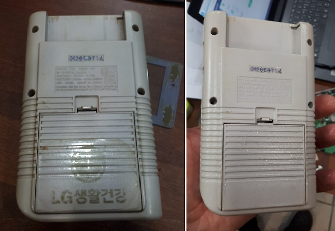 (뒷면도 깨끗하게 씻어내자.. 마음이 후련해지는 느낌!)/ 깐돌사마님 사진제공