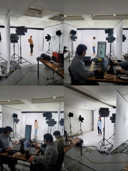 수많은 의류를 다양한 모델과 함께 촬영한 트랜쇼, 출처: 트랜쇼