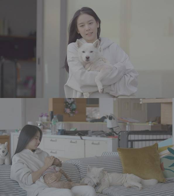 배우 조윤희 딸을 향한 애정을 드러냈다. /사진=어쩌개 제공