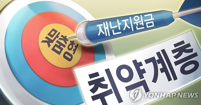맞춤형 재난지원금 (PG) [김민아 제작] 일러스트
