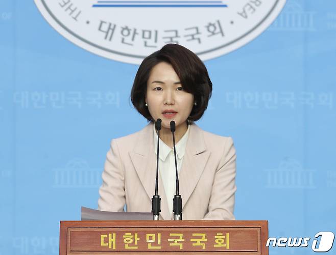 홍정민 더불어민주당 원내대변인. 2020.5.12/뉴스1 © News1 신웅수 기자