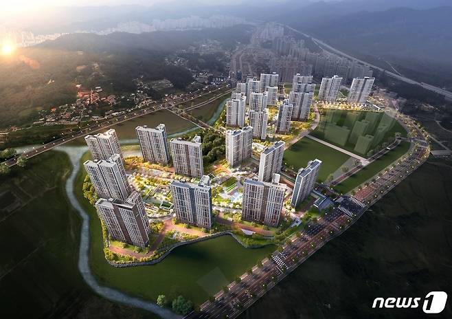 의정부 고산 수자인 디에스티지 (조감도) © 뉴스1