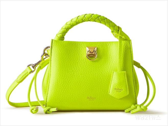 사진 : 멀버리(Mulberry), '네온 옐로우' 컬러의 3종 백