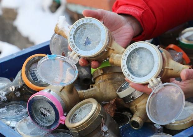 지난 7일 서울 종로구 중부수도사업소에서 동파 된 수도계량기가 쌓여 있다. 사진=뉴스1