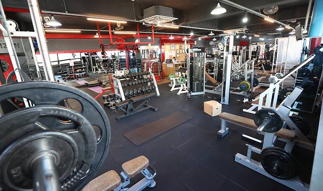 A fitness center in Mapo District, western Seoul, is void of visitors Thursday. (Yonhap)