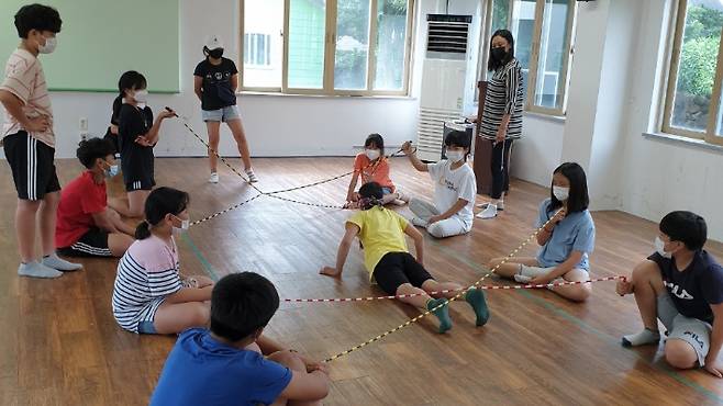 JDC 책가득 꿈가득 프로그램 진행 모습. JDC 제공