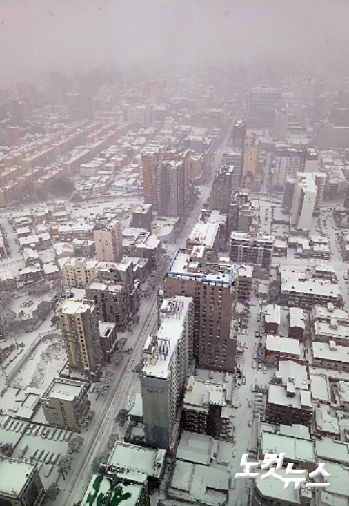 8일 제주시내 모습. 독자 제공