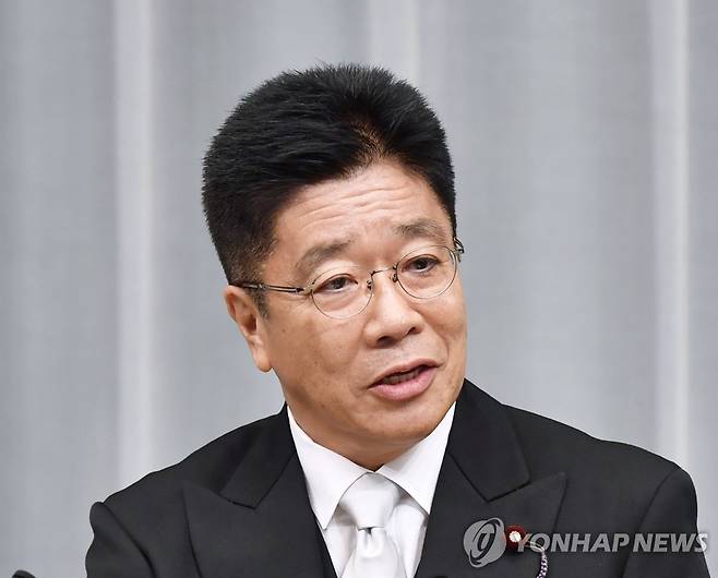 가토 가쓰노부(加藤勝信) [교도=연합뉴스 자료사진]