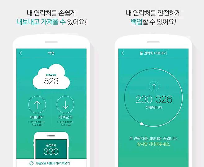 출처:구글 플레이 '네이버 주소록' 이미지 캡처