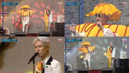 백파더 노라조 인간 오므라이스(사진=방송화면 캡처)