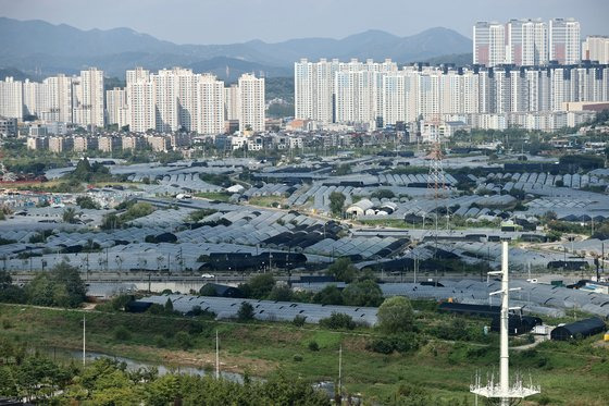 3기 신도시 창릉지구 모습. ［연합뉴스］
