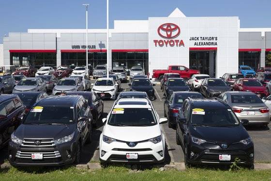 버지니아 알렉산드리아에 위치한 도요타 딜러쉽. EPA=연합뉴스