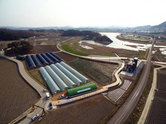 귀농인 소득작물 시범포장 재배단지 모습.[문경시 제공]