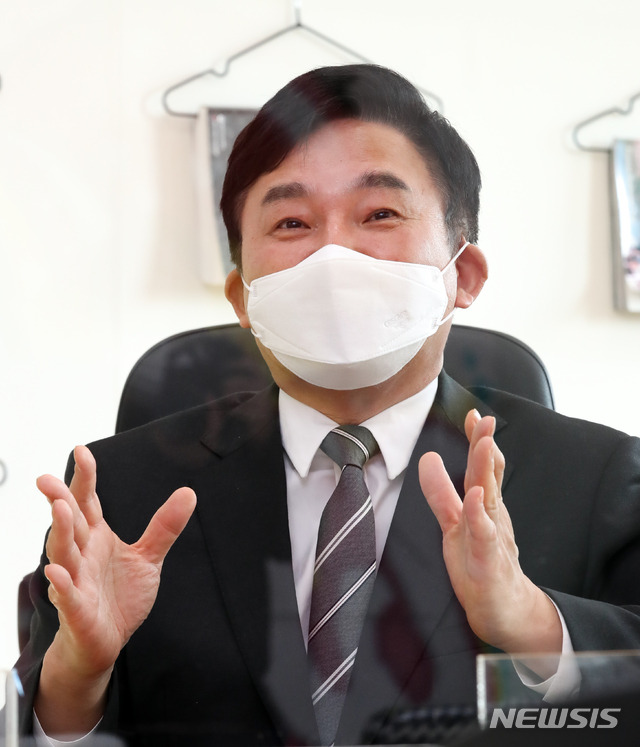 [제주=뉴시스]우장호 기자 = 원희룡 제주지사.