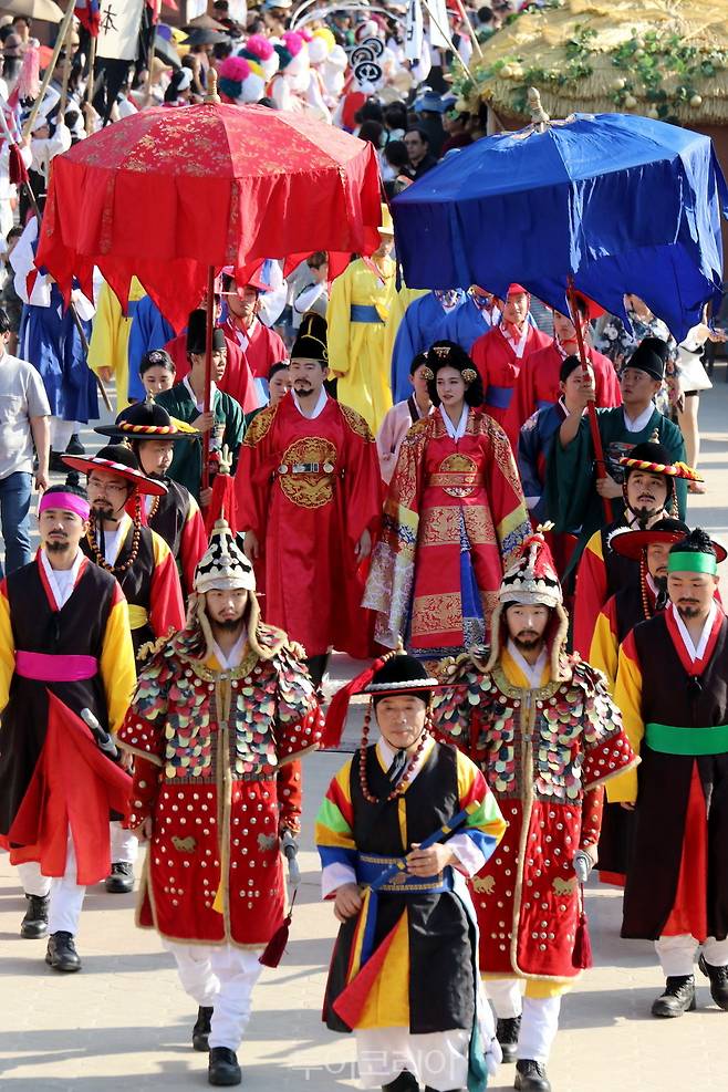 세종대왕과 초정약수축제