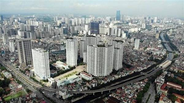 하노이 탄 쑤언(Thanh Xuan)지구 조감도/ 트위터 캡쳐