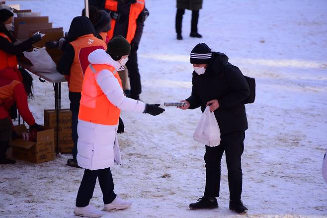 서울대교구 무료급식소 명동밥집 개소 모습(사진=천주교 서울대교구)