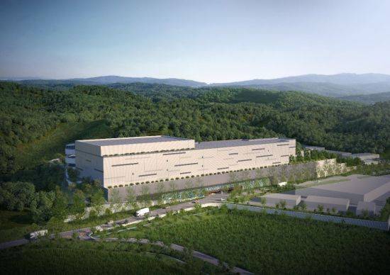 안성 이현리 소재의 저온물류단지 조감도