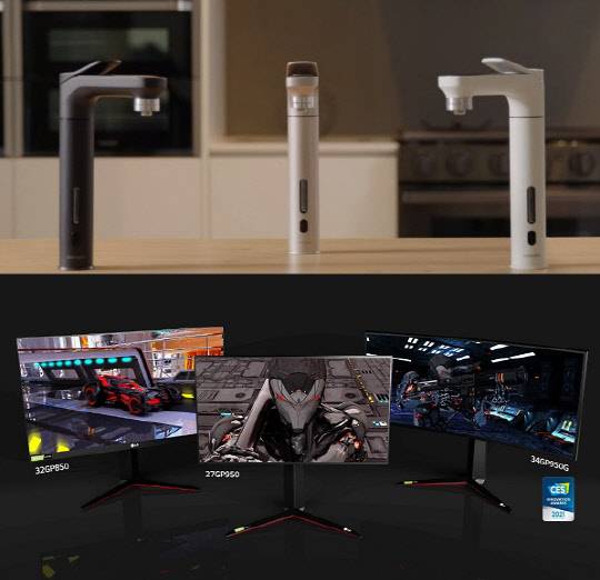 삼성전자와 LG전자가 CES 2021에서 신제품을 선보였다. <각 사 제공>