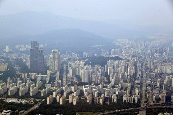 서울 강남구 대치동, 도곡동, 역삼동 일대 전경. 사진=서동일 기자