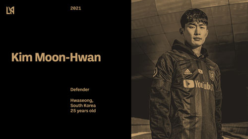 LAFC가 김문환의 영입을 공식화했다. 사진=LAFC 공식 트위터