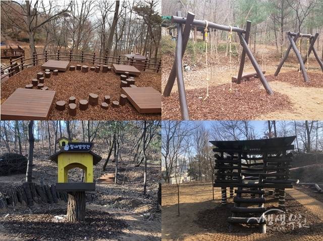 성주산 둥지 유아숲 체험원 조성 시설. / 사진제공=부천시