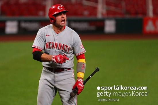 신시내티는 조이 보토(사진)을 제외한 모든 고액연봉자들의 트레이드 가능성을 열어놓았다