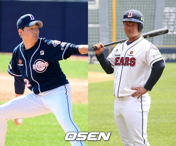 [사진] 정현욱(좌)-권기영(우) / OSEN DB, 두산 베어스