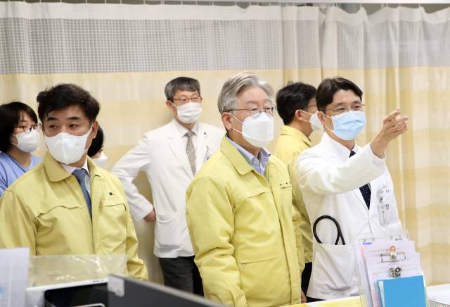 분당서울대병원 찾은 이재명 경기도지사 /연합뉴스